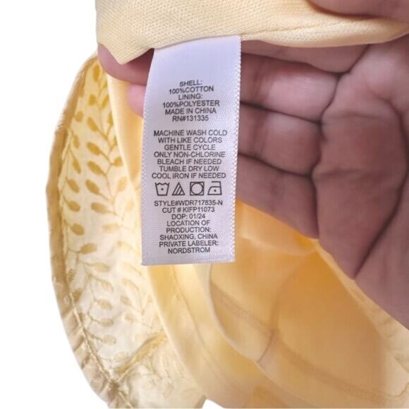 Walking on Sunshine Yellow Button Down Lined Fit and Flare Sundress - Picture 6 of 8